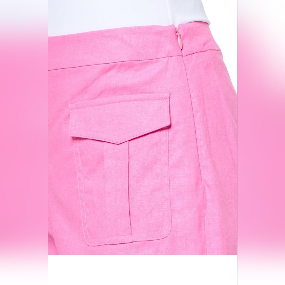 Trina Turk Linen Shorts - Picture 3 of 5
